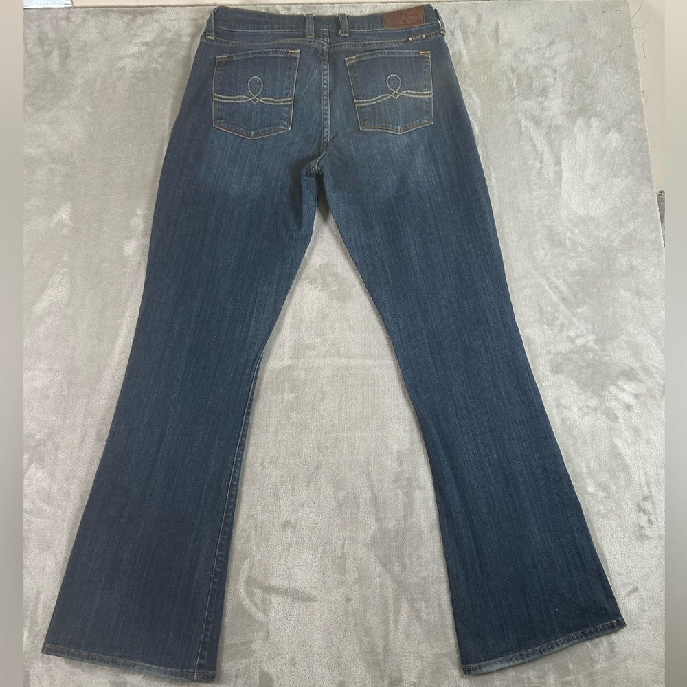Lucky brand jeans Sophia boot cut dark wash - Picture 3 of 12